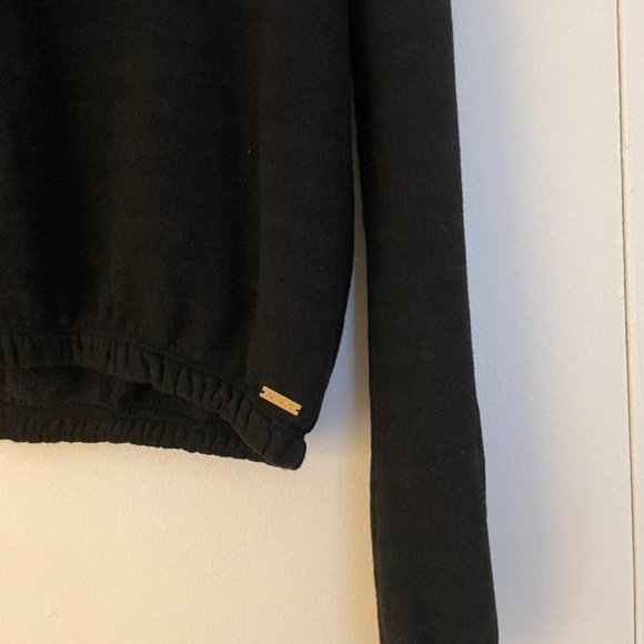 ALAIA Black Hooded Cropped Sweatshirt Size L Very Good Condition - Picture 4 of 5